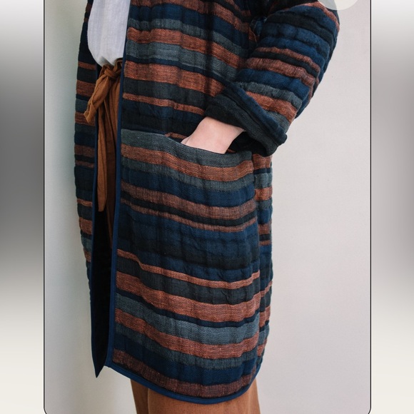 Beata Design Studio linen Viola Coat - Picture 6 of 9